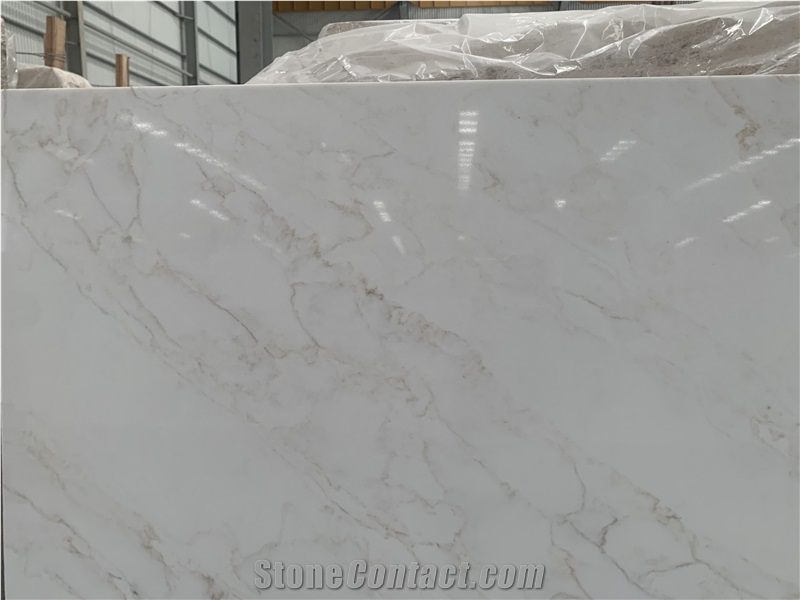 Kungfu Stone Wholesale Modern White Quartz Slabs
