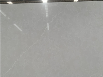 Light Grey Onyx Looks Artificial Stone Quartz Slabs