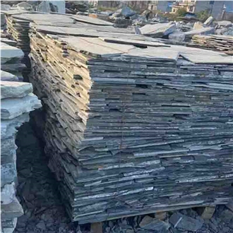 Granite Flagstone Natural Stone Paver Tiles, Irregular Wall Cladding