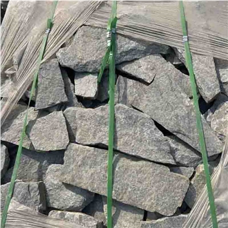Granite Flagstone Natural Stone Paver Tiles, Irregular Wall Cladding