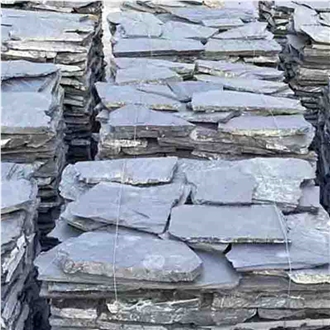 Granite Flagstone Natural Stone Paver Tiles, Irregular Wall Cladding