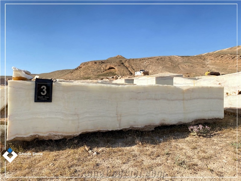 Pure White Onyx Blocks