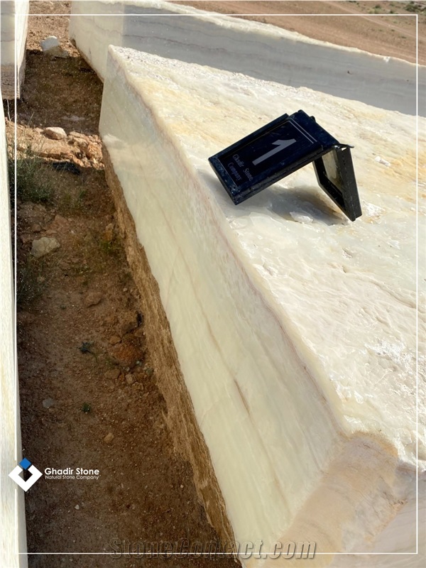Pure White Onyx Blocks