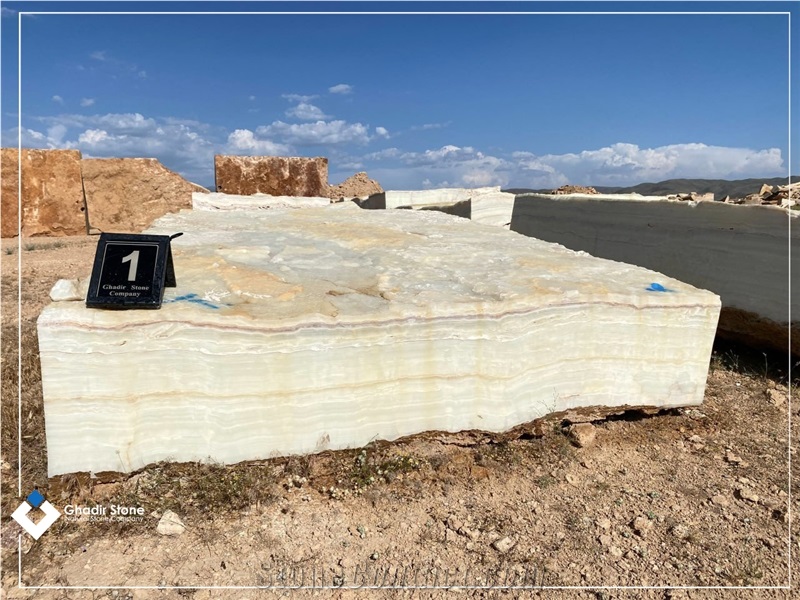 Pure White Onyx Blocks