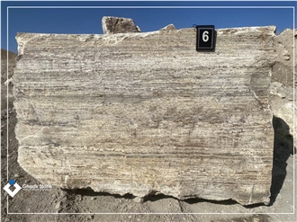 Smoky Silver Travertine Blocks