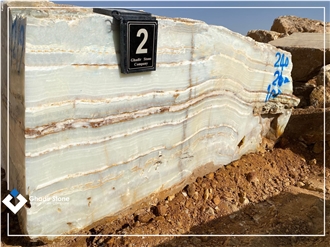 Spider White Onyx Blocks
