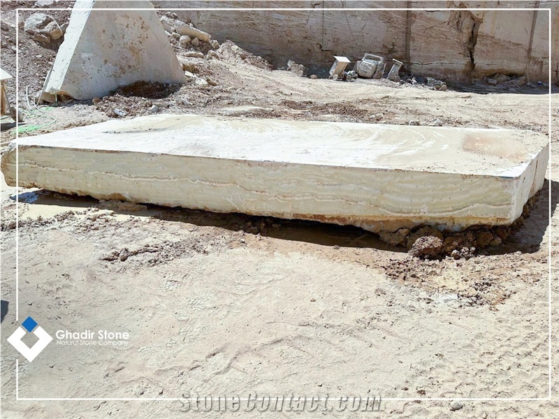 White Onyx With Black Lines Blocks