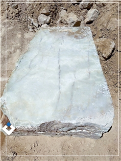 White Onyx With Black Lines Blocks