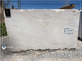 White Travertine Blocks