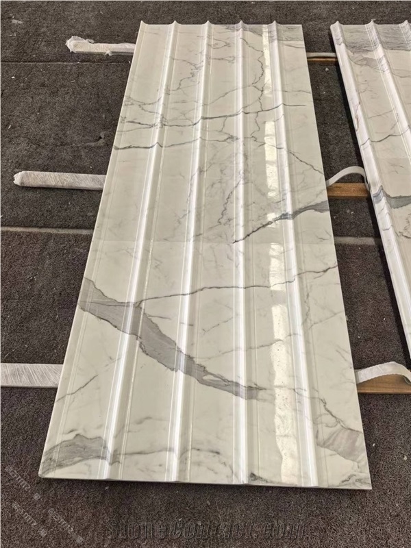 Bianco Calacatta Marble Elegance Slabs Tiles