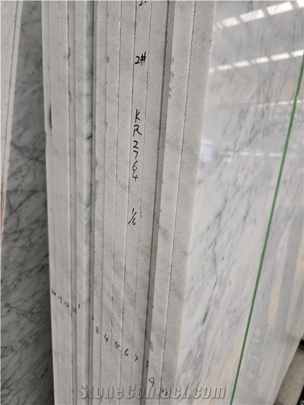 Bianco Carrara Marble Polished Slabs