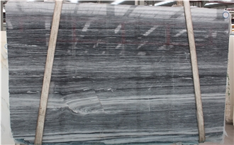 Black Wooden Marble Slabs Tiles