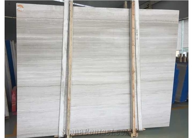 Chenille White Marble Elegant Wood Grain Slabs Tiles