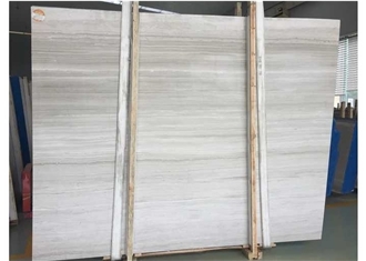 Chenille White Marble Elegant Wood Grain Slabs Tiles