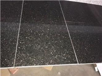 Good Quality Black Galaxy Granite Slabs