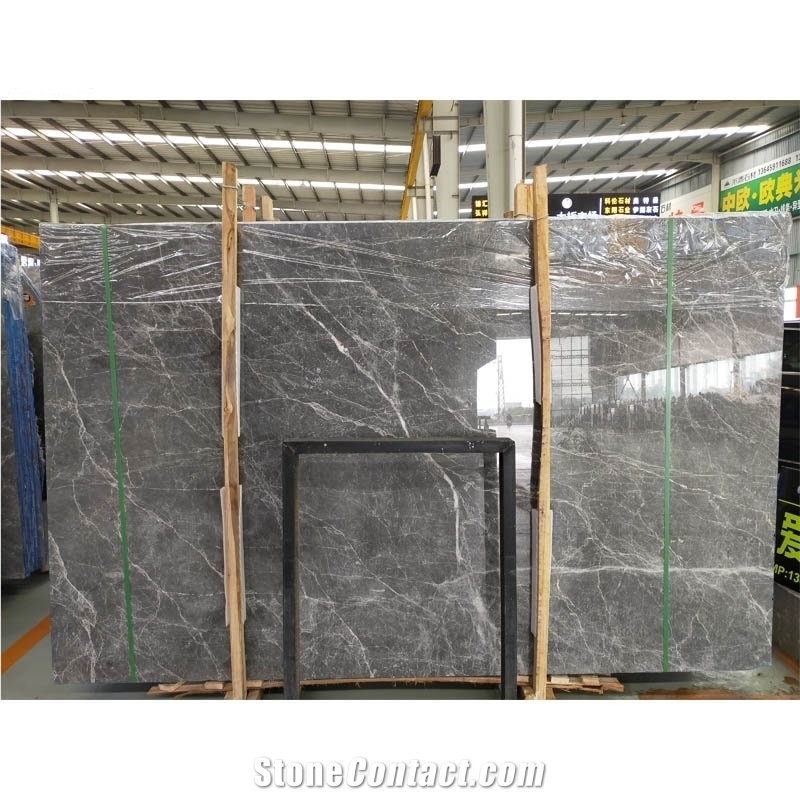 Good Quality Turkey Hermes Grey Marble Slabs