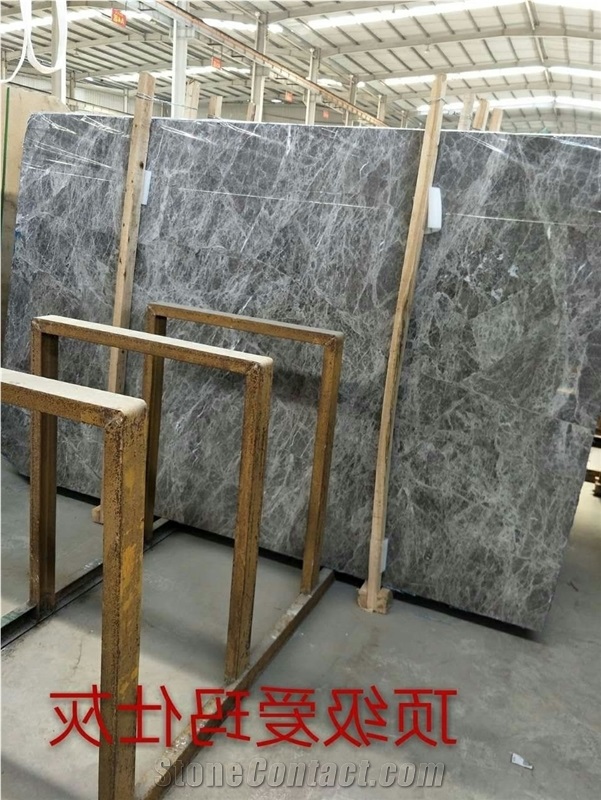Hermes Gray Marble Elegant Turkish Stone Slabs Tiles