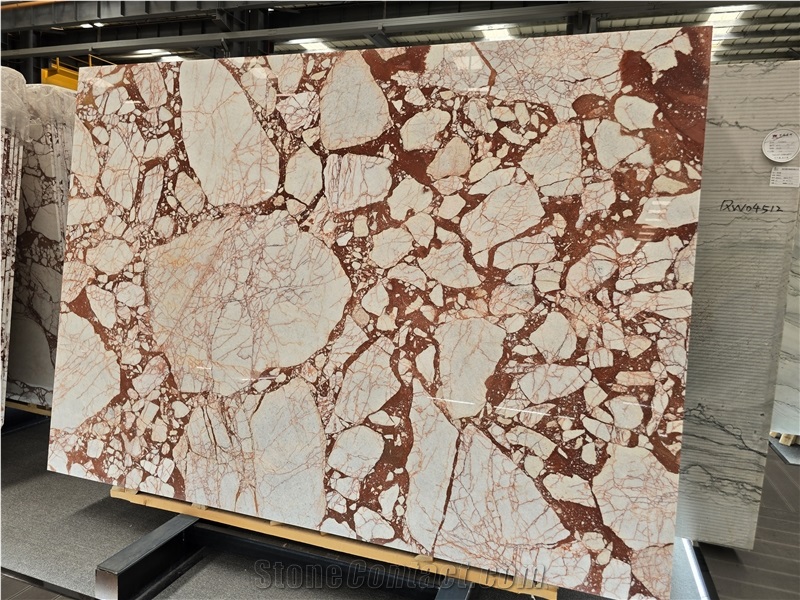 Hotsale Bulgari Red Marble Slab Tiles