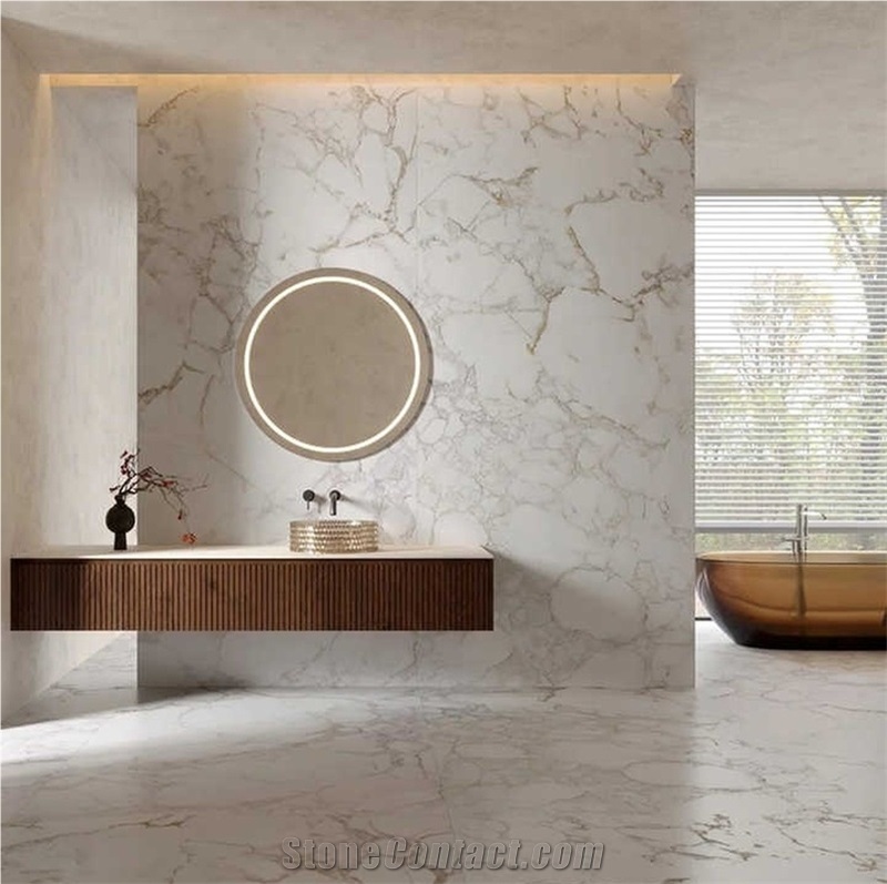 Picasso Gold Marble Slabs
