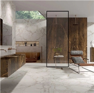 Picasso Gold Marble Slabs