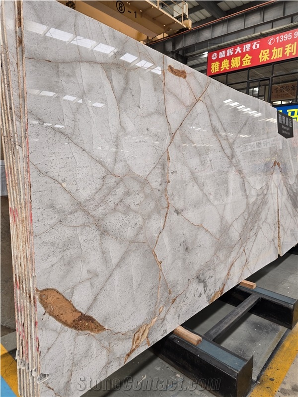 Popular Athena Gold Marble Slabs