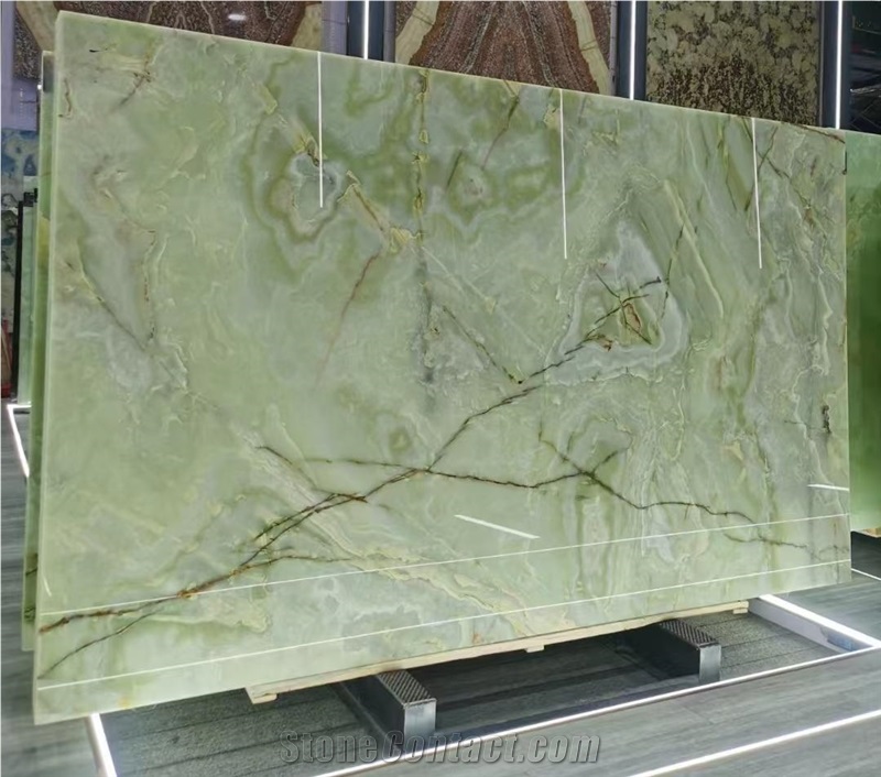 Afghan High Quality Green Onyx  Slabs