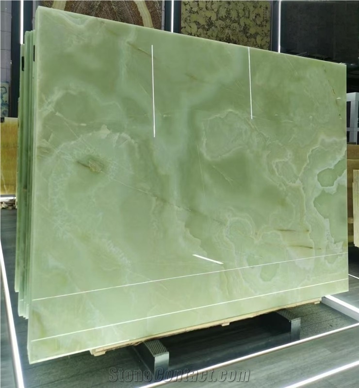Afghan High Quality Green Onyx  Slabs