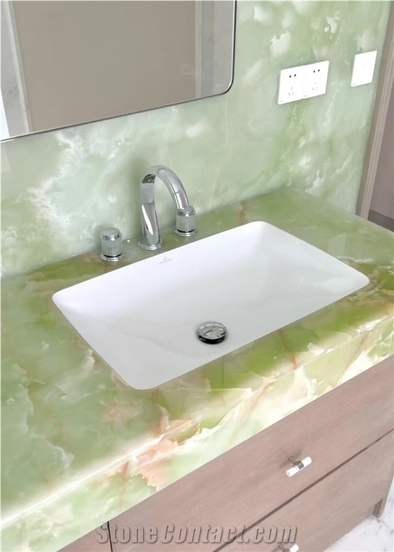 Afghan High Quality Green Onyx  Slabs