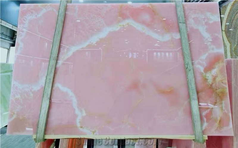Afghan High Quality Pink Onyx  Slabs
