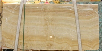 Honey Onyx Slabs Available