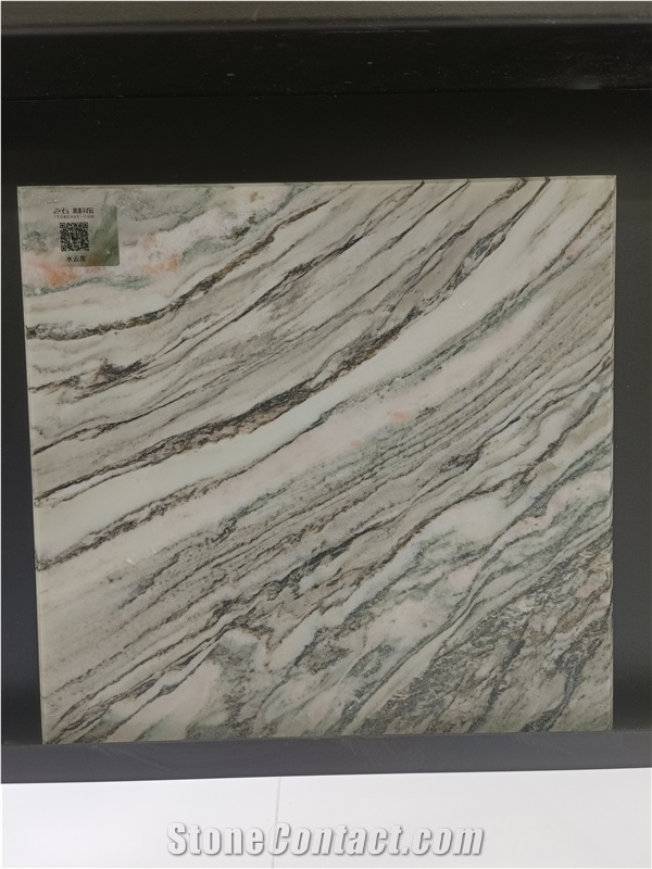 Misty Cloud Gray Marble Tiles