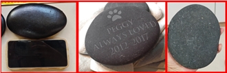 Natural Black Pebble Flat Round, 7-13Cm Pebble Stone