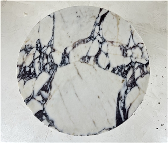 Calacatta Violet Marble Side Table