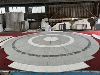 Modern Granite Circle Patio Set Exterior Pattern