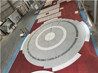 Modern Granite Circle Patio Set Exterior Pattern