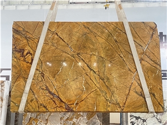 Rainforest Brown Marble Slabs
