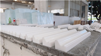 Thassos White Marble Wall Molding