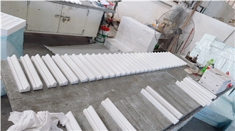 Thassos White Marble Wall Molding
