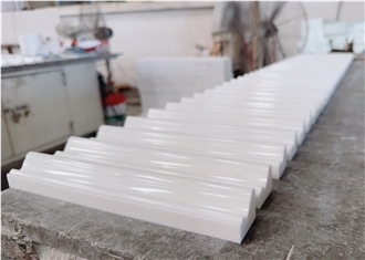 Thassos White Marble Wall Molding