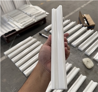 Thassos White Marble Wall Molding