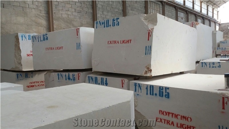 Botticino Extra Light Beige Marble Blocks