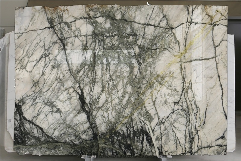 China Calacatta Green Marble Slabs