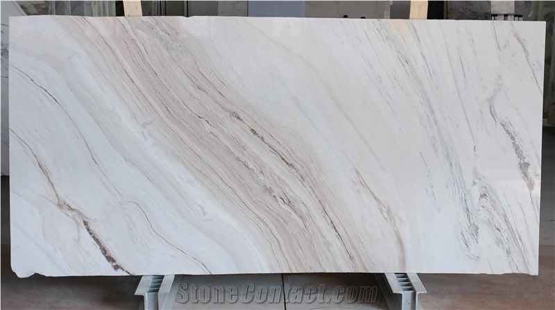 Palissandro White Marble Slabs 2Cm Polished