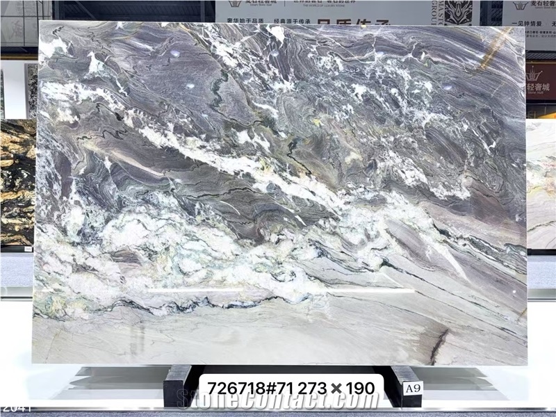 Aquarella Quartzite Slabs Aqua Royal Aqua Royal Purple Stone