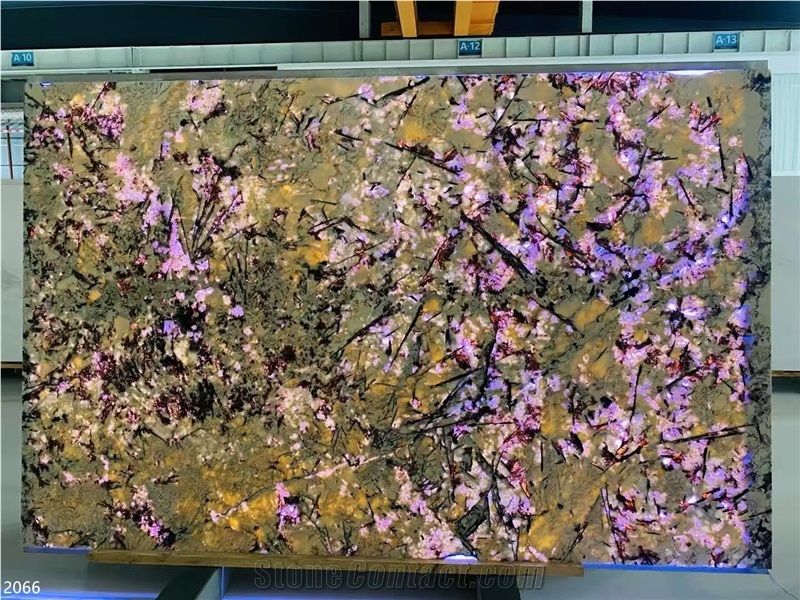 Splendor White Granite Slabs Silver Fox Snow Mountain Orchid