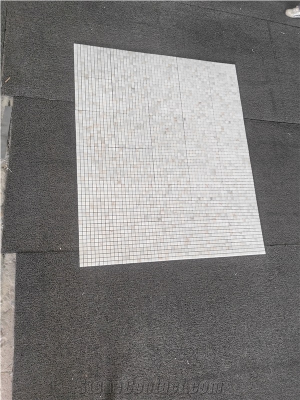 2025 New Product Guangxi White Marble Mosaic Tiles