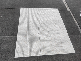 2025 New Product Guangxi White Marble Mosaic Tiles