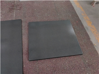 Black Volcano Granite Kitchen Countertop Commercial Spaces