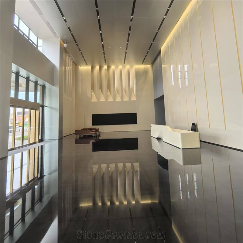 Carbon Grey Quartzite Kitchen Countertop For Hotel Project
