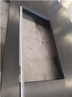 Natural Floor Zimbabwe Black Granite Kitchen Countertop